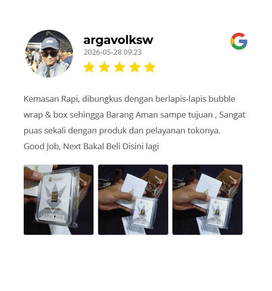 Testimoni Pelanggan Raja Emas Indonesia di WhatsApp
